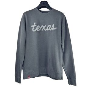 TUMBLEWEED TEXSTYLES Men’s Grey on Grey Graphic Crew Neck Sweatshirt Texas M